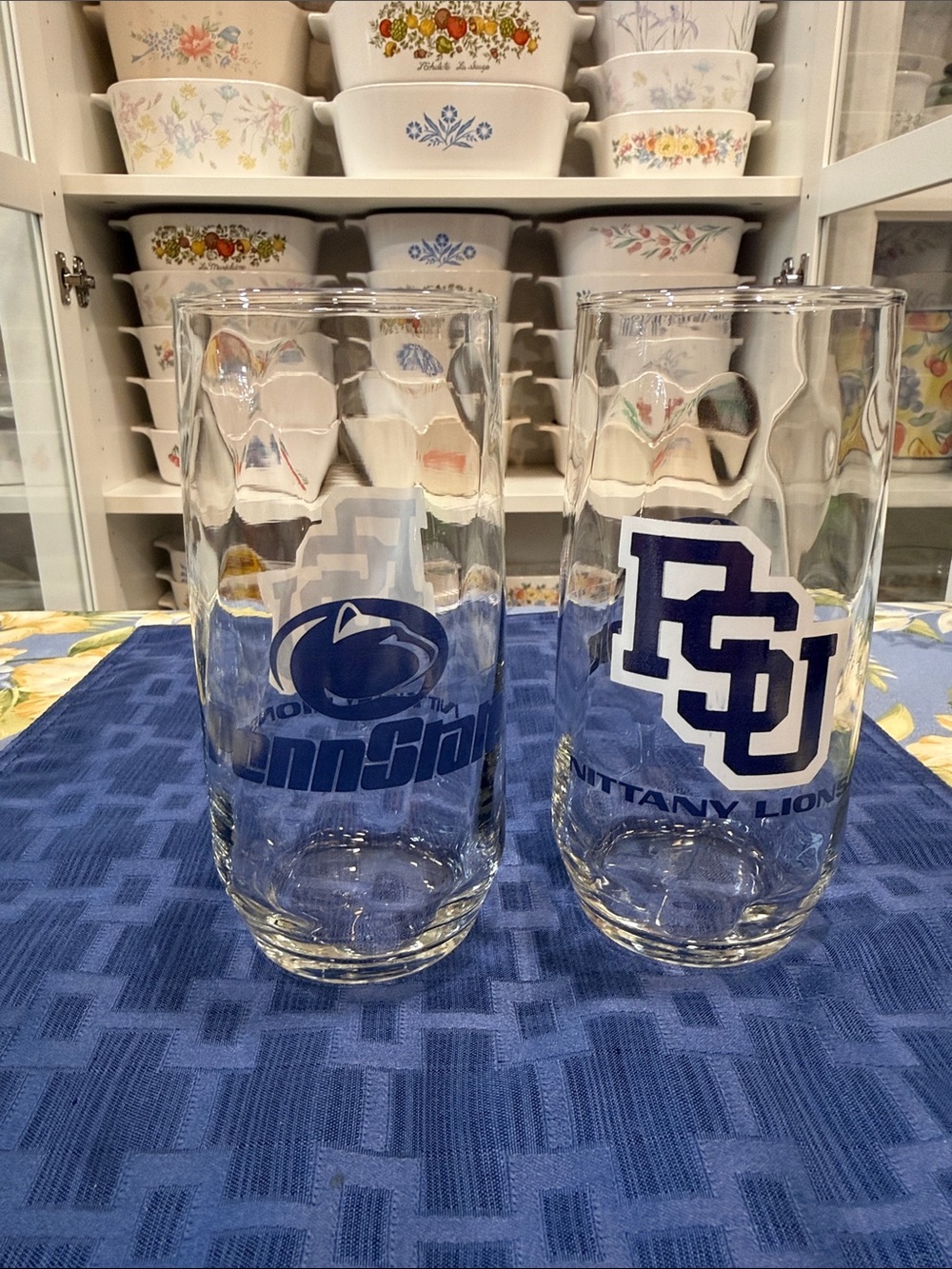 Libbey Clear Glass Tumbler Set Penn State University Gorgeous